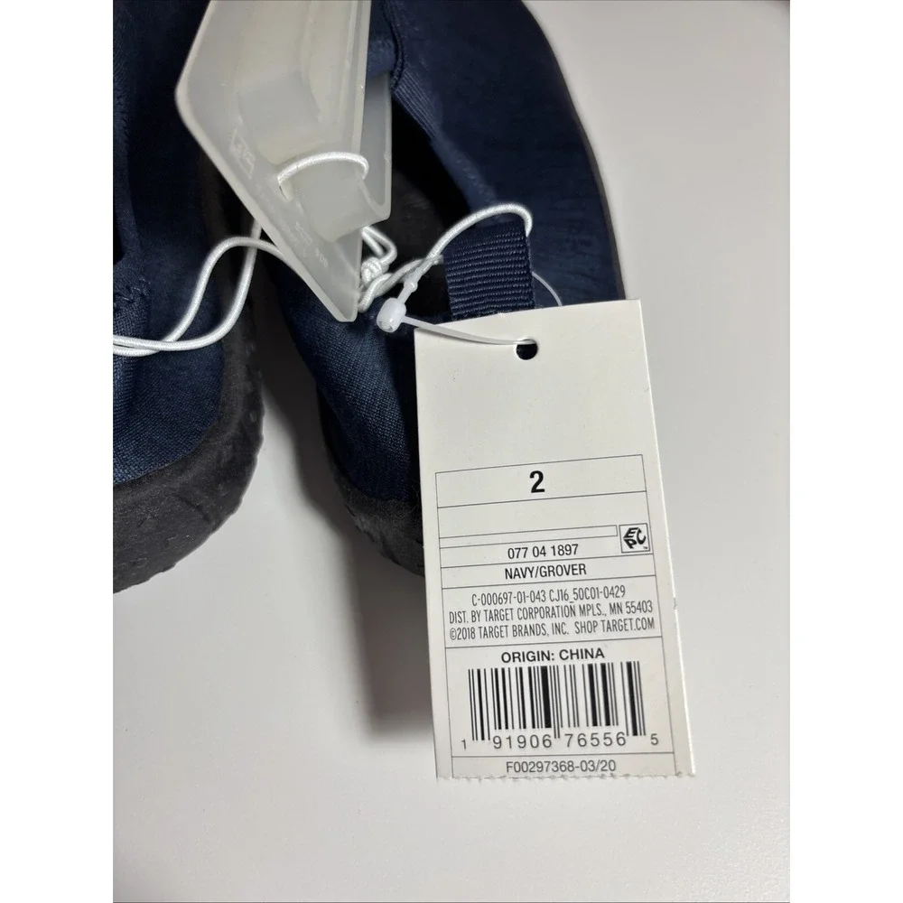 Kids Boys Cat and Jack‎ Water Shoes NWT Size 2 Dark Blue